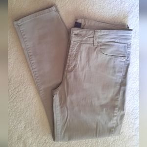 NYDJ Gray Cropped Lift & Tuck Skinny Jeans Size 10